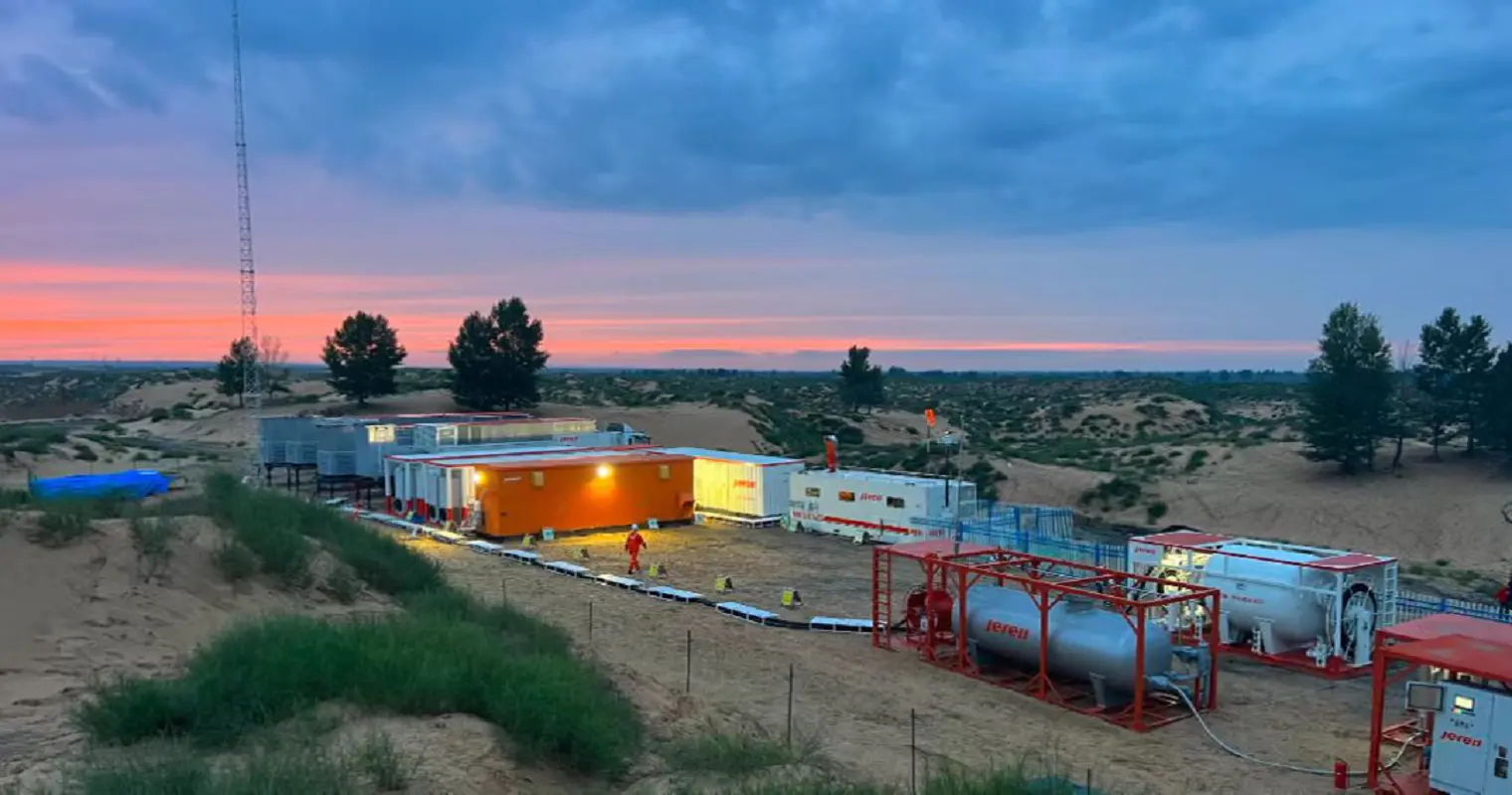 PCS at shale gas fracturing site