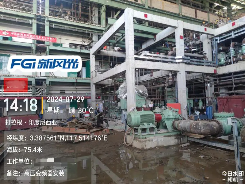 FGI VFD in black start power plant without disturbance switch