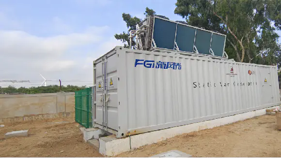 SVG application with wind farm